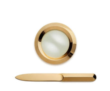 Load image into Gallery viewer, AERIN Archer Magnifying Glass and Letter Opener Set
