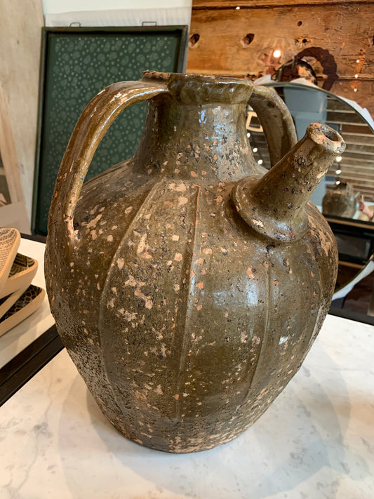 French Walnut Oil Jar