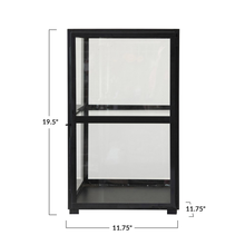 Load image into Gallery viewer, Metal and Glass Display Cabinets
