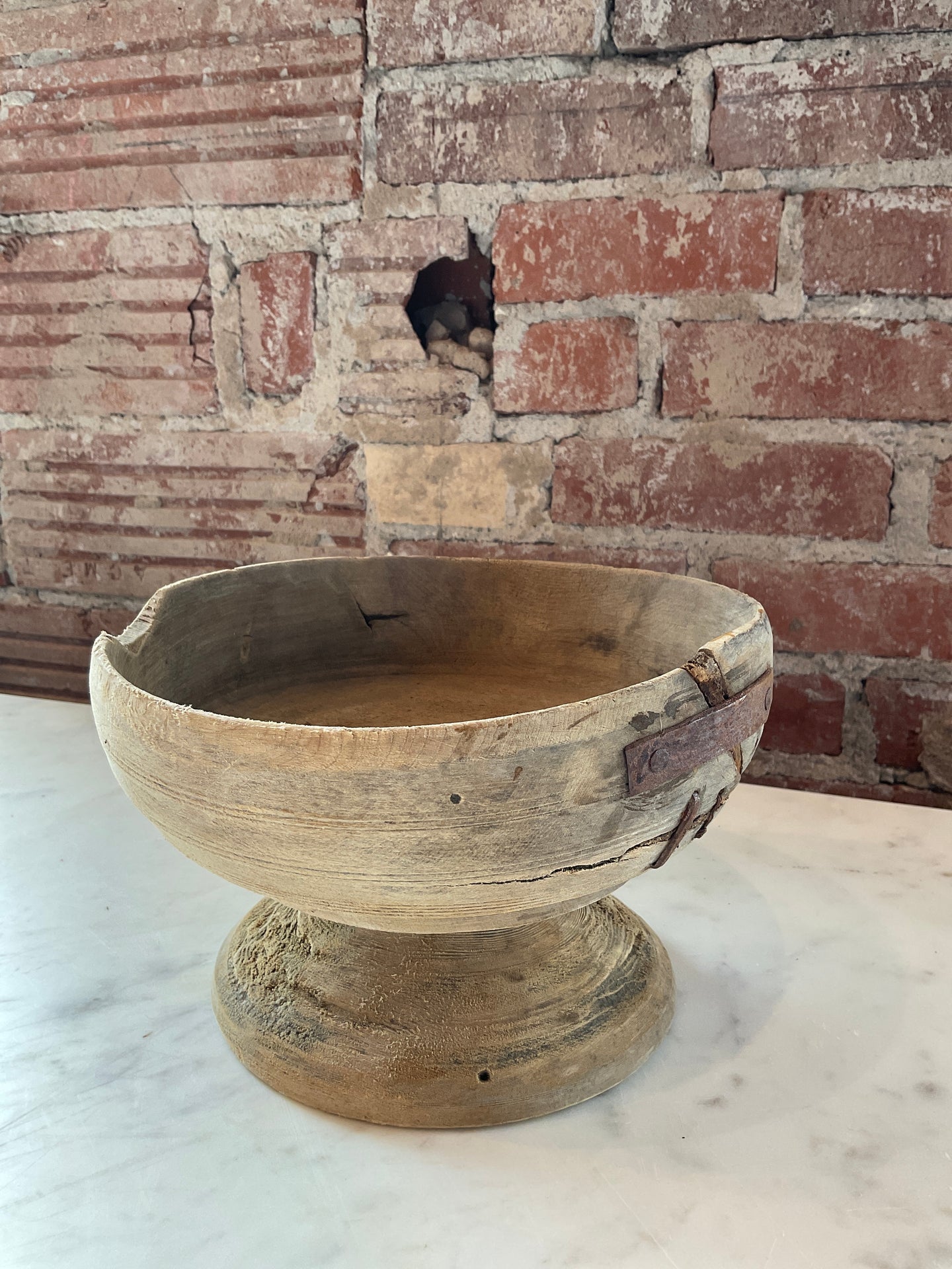 Rustic Footed Bowl