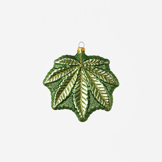 Happy Leaf Ornament