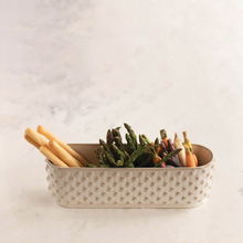 Load image into Gallery viewer, Stoneware Hobnail Window Planter
