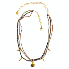 Load image into Gallery viewer, Spices Triple Strand Necklace
