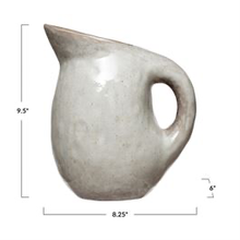 Load image into Gallery viewer, Stoneware Pitcher, Reactive Glaze
