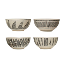 Load image into Gallery viewer, Embossed Stoneware Bowl
