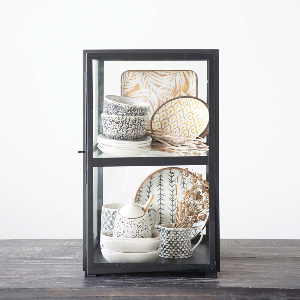 Metal and Glass Display Cabinets