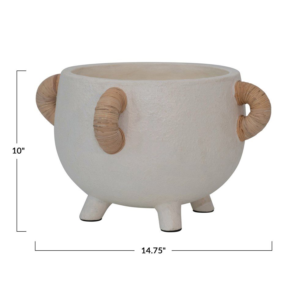 Terra-cotta Footed Planter