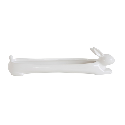 Ceramic Rabbit Cracker Dish