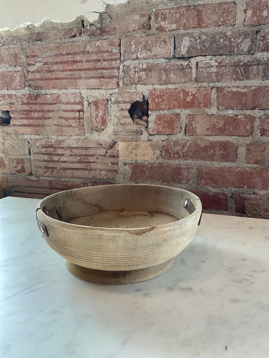 Rustic Footed Bowl