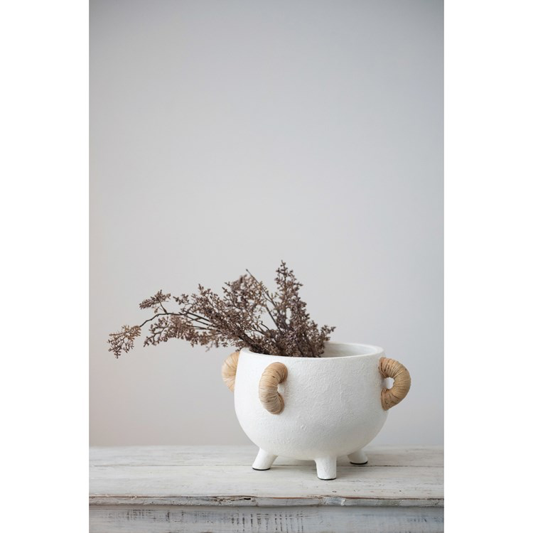 Terra-cotta Footed Planter