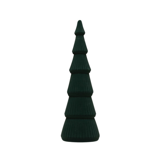 Flocked Wood Tree