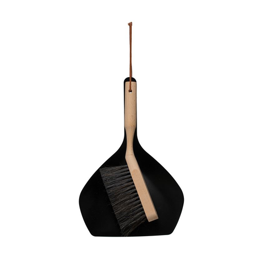 Beech Wood Bursh and Dust Pan
