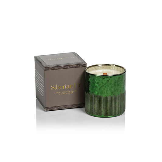 Antique Green Siberian Fir Candle