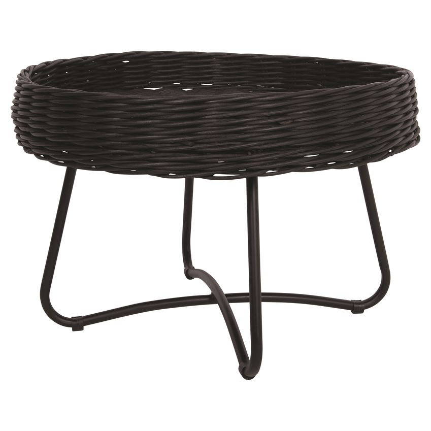 Round Hand Woven Rattan Table