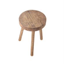 Load image into Gallery viewer, Reclaimed Wood Stool
