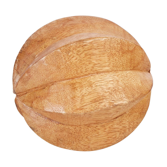 Hand-Carved Mango Wood Fruit