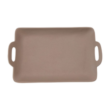 Load image into Gallery viewer, Decorative Textured Metal Tray w/Handles

