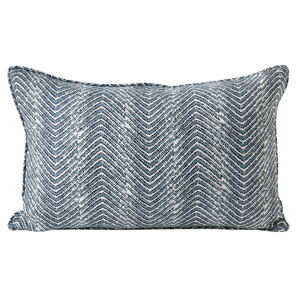 Laharia Azure Linen Pillow