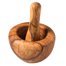 Load image into Gallery viewer, Olive Wood Mortar and Pestle
