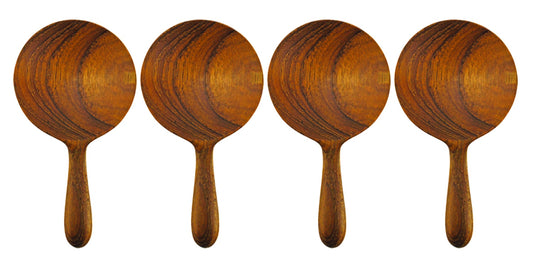 Teak Round Spoons
