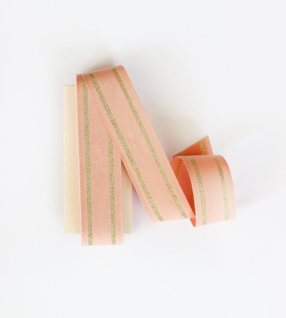 Striped Cotton Ribbon 1 and 1/2