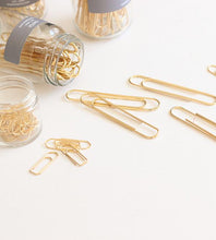 Load image into Gallery viewer, Gold Paper Clips
