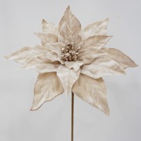 Velvet Poinsettia Stem