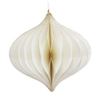 Paper Onion Ornament