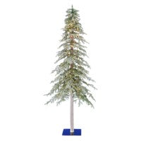 Led Lit Flocked Alpine