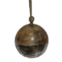 Wood Ball Ornament
